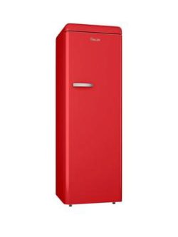 Swan Sr11050 60Cm Retro Tall Larder Fridge - Red